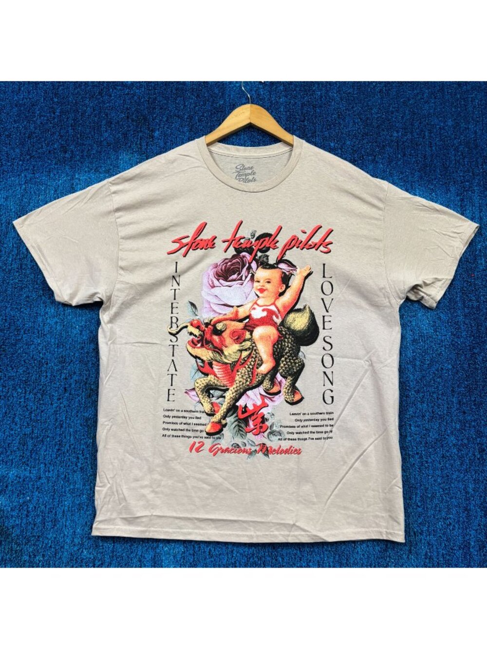 Stone Temple Pilots Purple Album Cover Grunge Band Tee XL